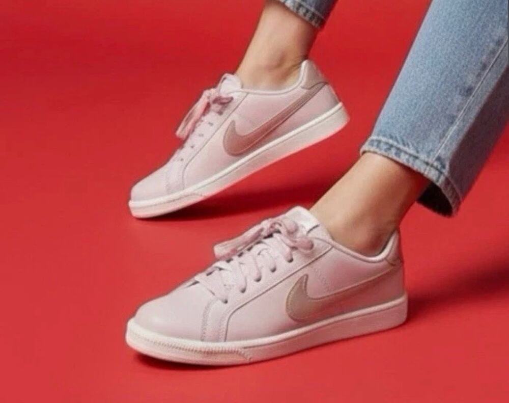 NWT Nike Size 10 Court Royale “Barely Rose” Sneakers - Fossil Stone Pink